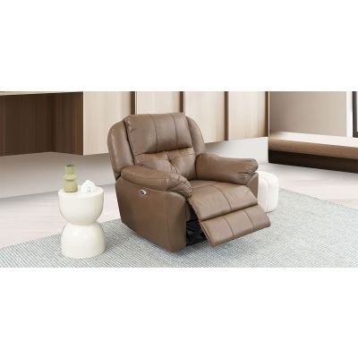 Sillón Con Reclinable Eléctrico Prescot Air Café