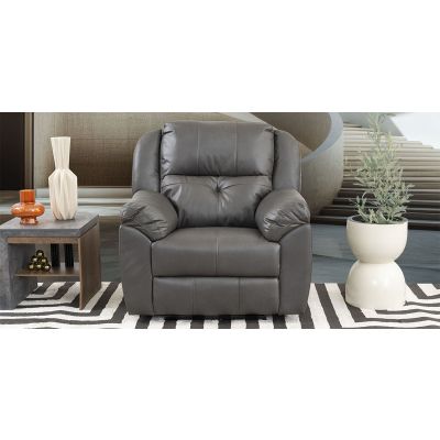 Sillón Con Reclinable Eléctrico Prescot Air Gris