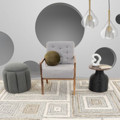 Sillón Ocasional Parota Donovan Gris