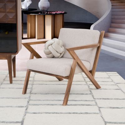 Sillón Ocasional Romeo Beige Parota