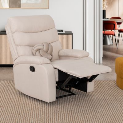 Sillón Reclinable Manual Flirt Beige