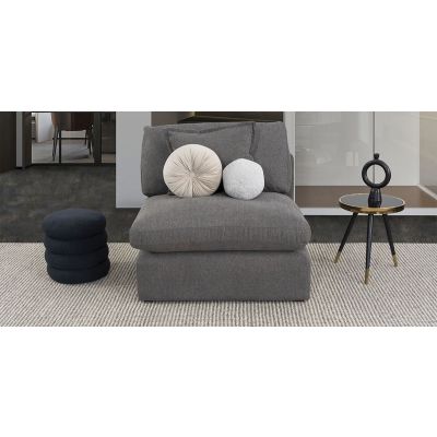 Sillón Sin Brazo Romelly Gris