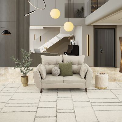 Sofá 2 Plazas Aria Beige