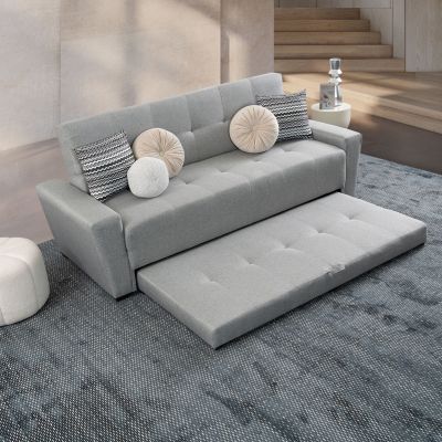 Sofá Cama Con Cama Baja Irlanda New Gris