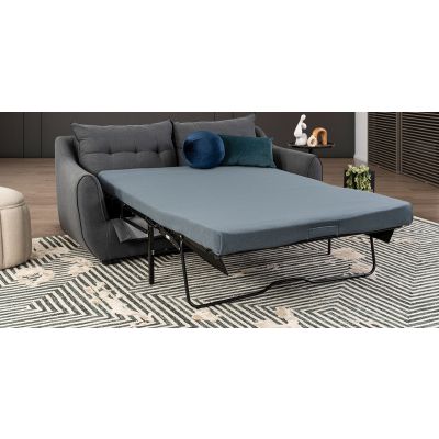 Sofá Cama con Cama Oculta Aron Memory Foam Gris Oxford