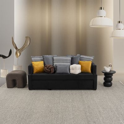 Sofá Cama Valencia Negro