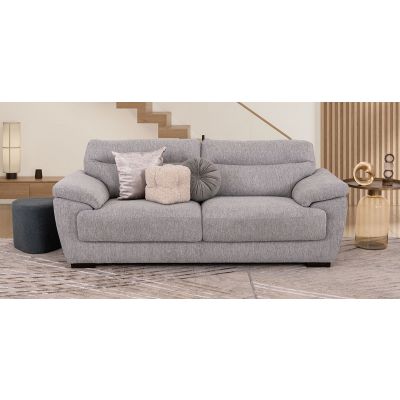 Sofá 3 Plazas Baldi Promo Gris (Boal)