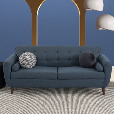 Sofá 3 Plazas Monet Azul Navy