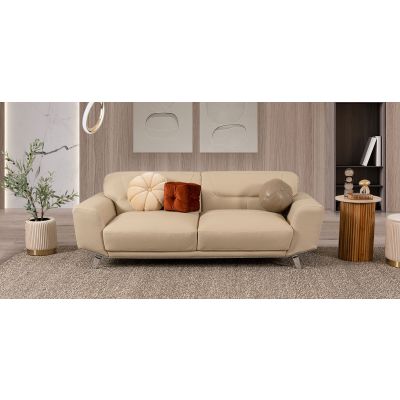 Sofá 3 Plazas Piel Ameno CL Beige (Boal)