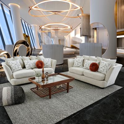 Sala Opulent Beige 2 Piezas