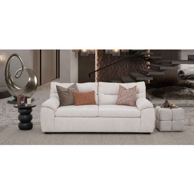 Sofá 3 Plazas Milos Blanco