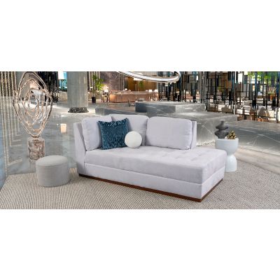 Sofá 3 Plazas Brazo Derecho Tifany Plus Blanco