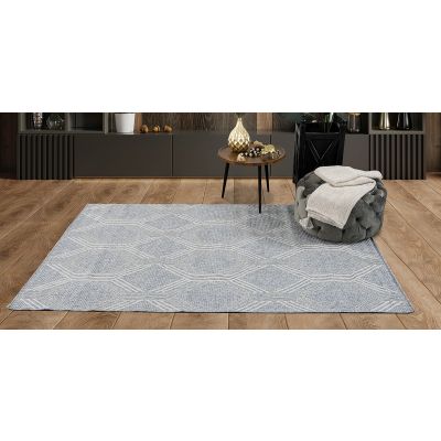 Tapete Decorativo 240 X 150 Cm Niza 2006R Azul