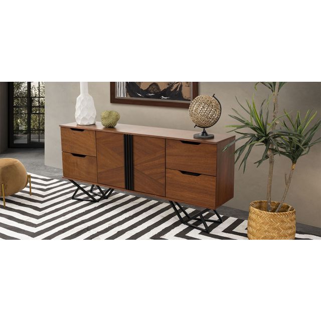 Aparador 180 Cm Piastri Café 