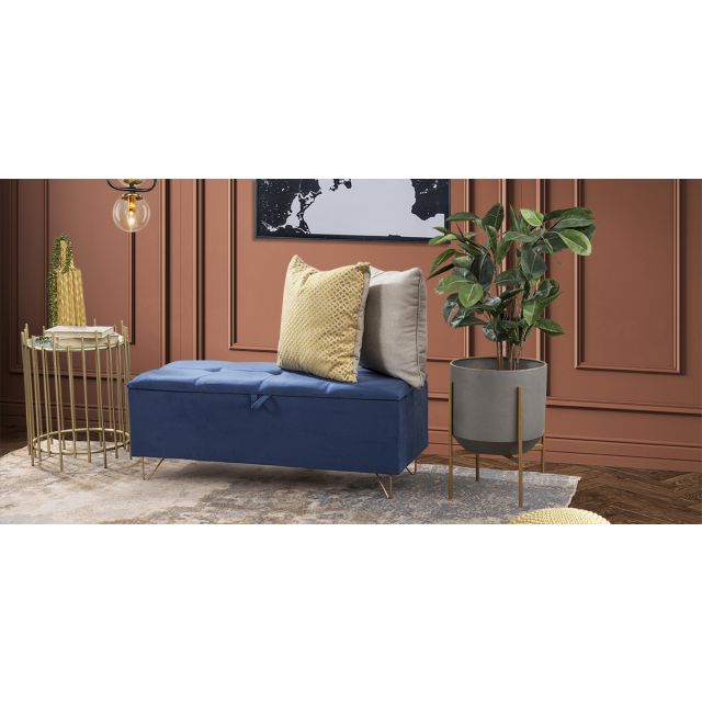 Banca Baúl Iris Azul