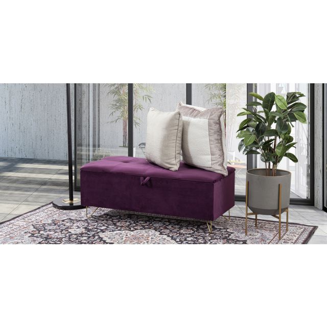Banca Baúl Iris Morado