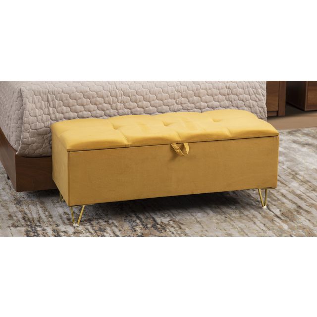 Banca Baúl Iris Amarillo
