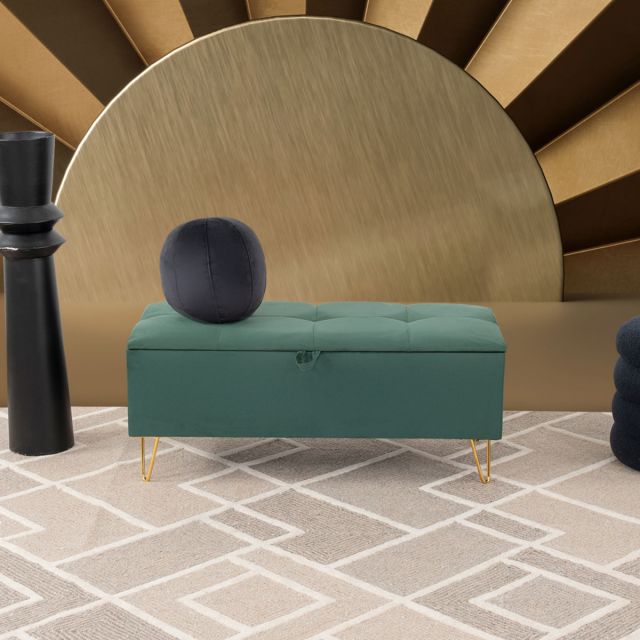 Banca Baúl Iris Verde