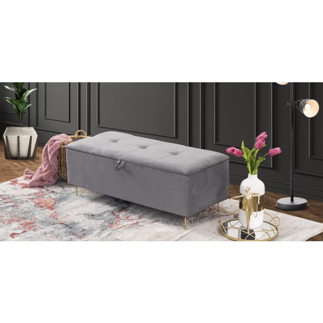 Banca Baúl Iris Gris
