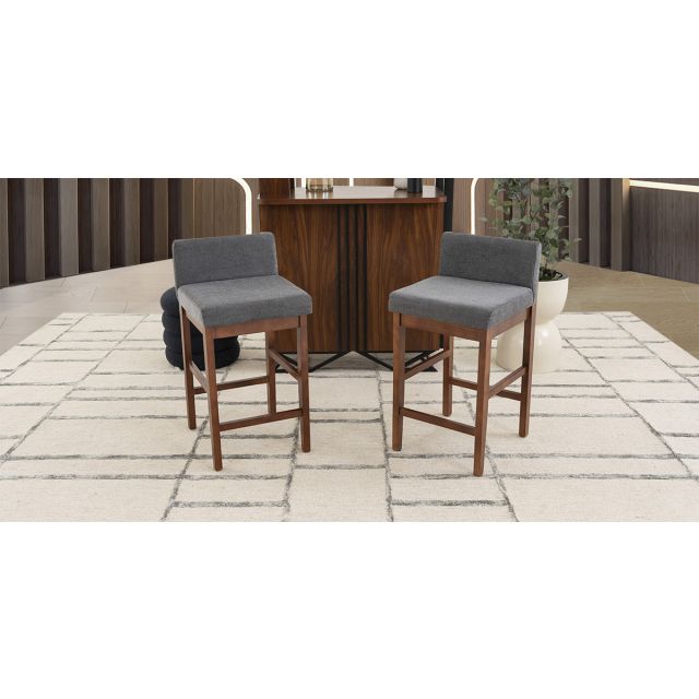 Banco Bar Piastri Gris