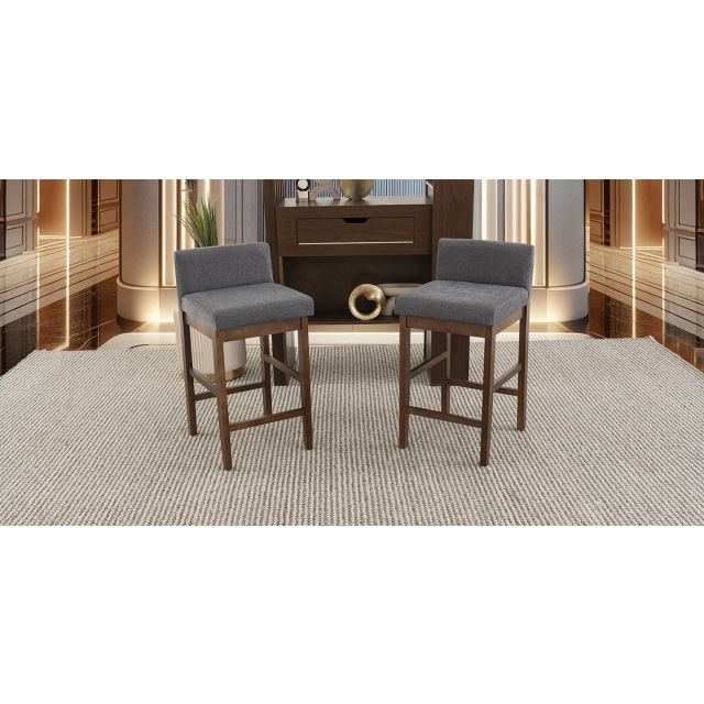 Banco Bar Valenza Gris