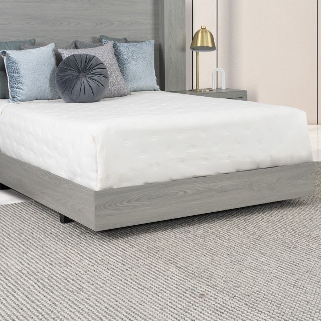 Base De Cama Matrimonial Marbella Gris
