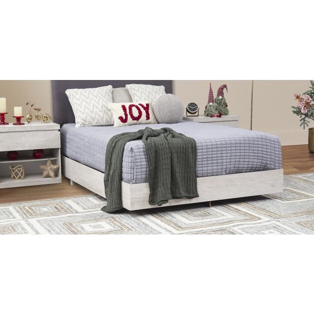 Base De Cama Matrimonial Haití Blanco