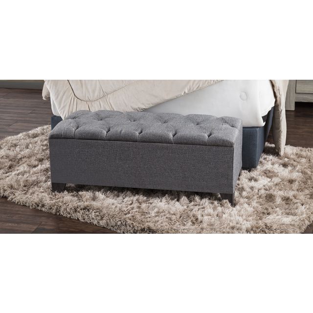 Baúl Pie de Cama Cleo  New Gris
