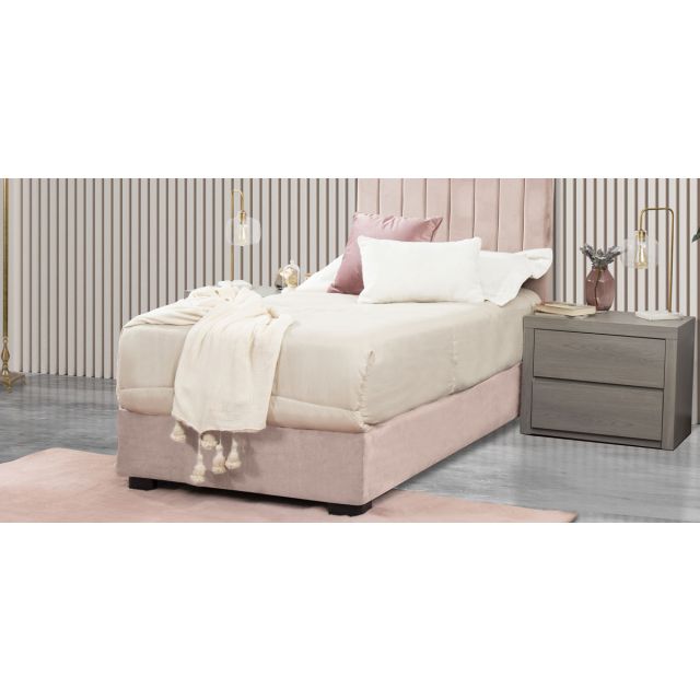 Base De Cama Individual Megan Rosa