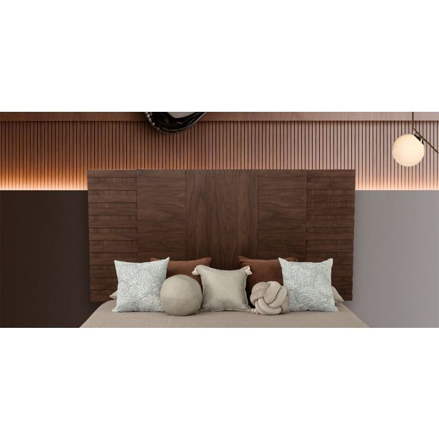Cabecera King Size Tokio Café Nogal