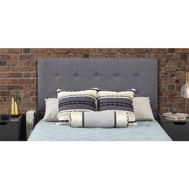Cabecera Matrimonial Anfield Gris Oxford