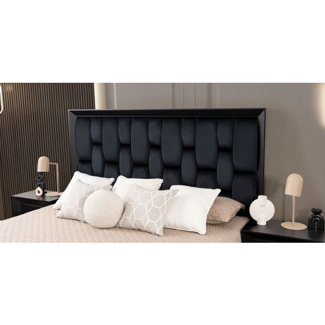 Cabecera King Size Chicago Negro