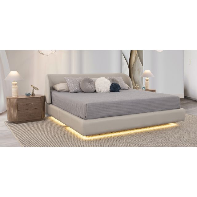 Cama King Size Nova Beige