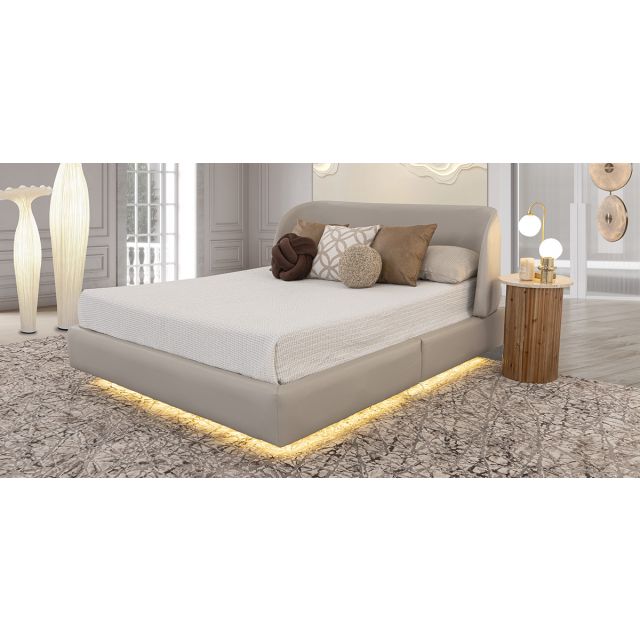 Cama Queen Size Nova Beige