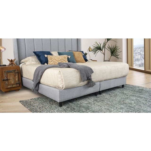 Base De Cama King Size Merea Plata