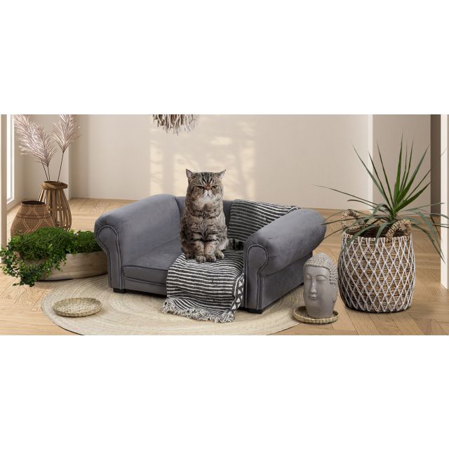 Cama Pet Lizza Gris Oxford
