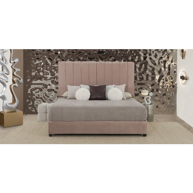 Cama King Size Constanza Rosa