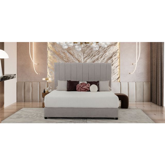 Cama King Size Constanza Gris