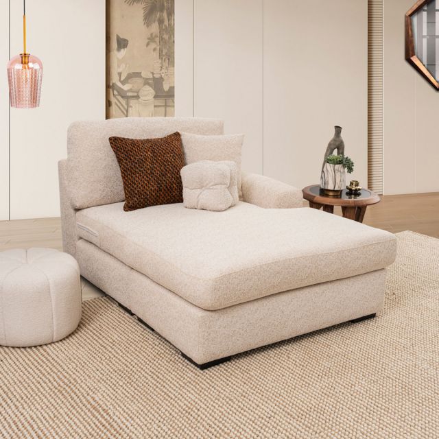 Chaise Long Creta Algodón