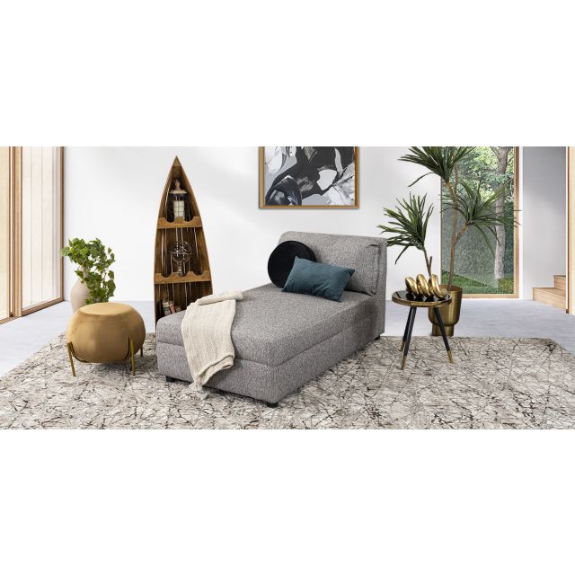 Chaise Long Gea Sirius  Acero