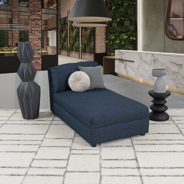 Sillón Largo Gea Sirius Azul Navi
