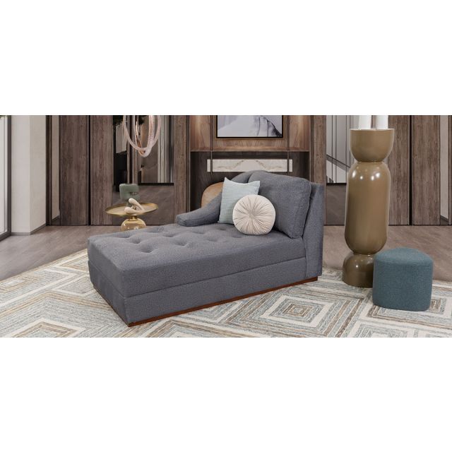Sillón Largo Brazo Izquierdo Tifany Plus Gris Smoke