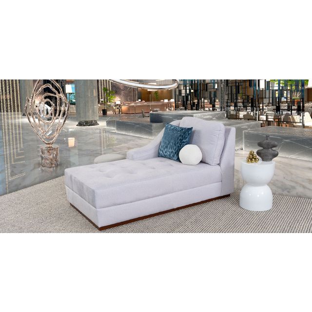 Sillón Largo Brazo Izquierdo Tifany Plus Blanco