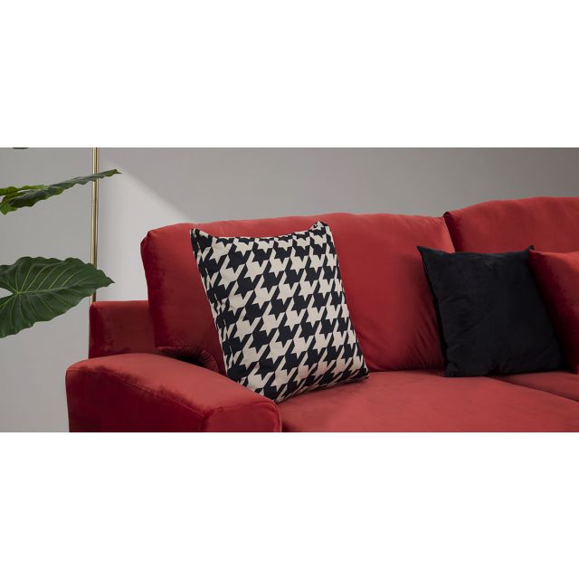 Cojín Decorativo Denver Negro/Blanco PG