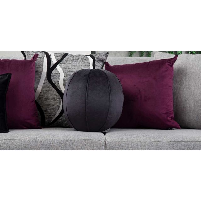 Cojín Decorativo Esfera Sorrento Negro  