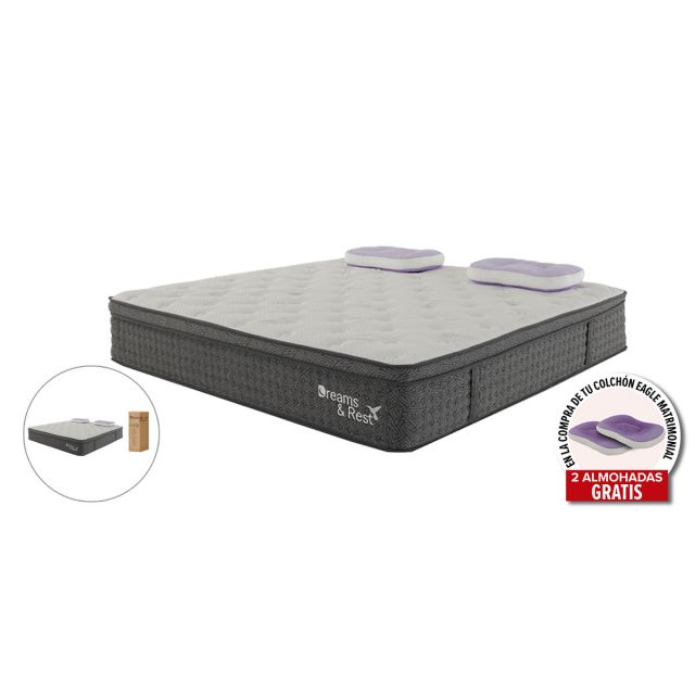 Colchón Dreams & Rest King Size Memory Foam Eagle 