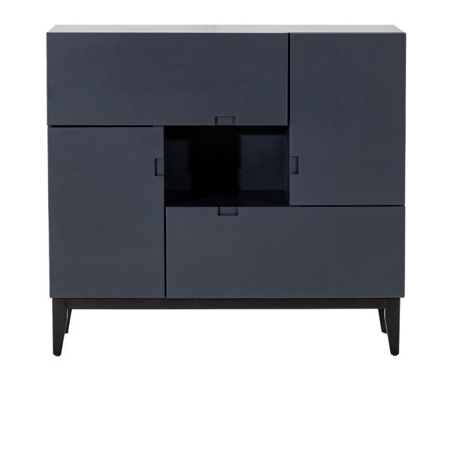 Buffet Forrest Gris Con Negro