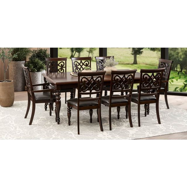 Comedor Con Extensión Varsovia Pl Café 7 Piezas