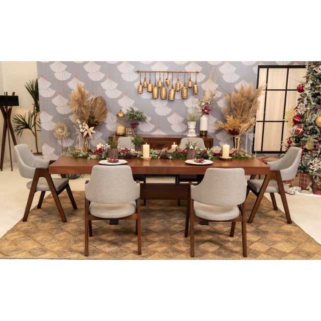 Comedor Estocolmo Con Sillas Cream 7 Piezas