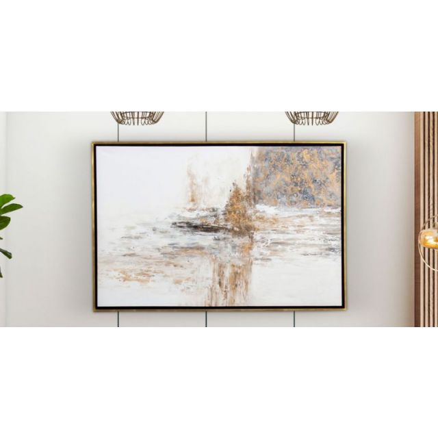Cuadro Decorativo 180X120 Cm Crystal Blanco
